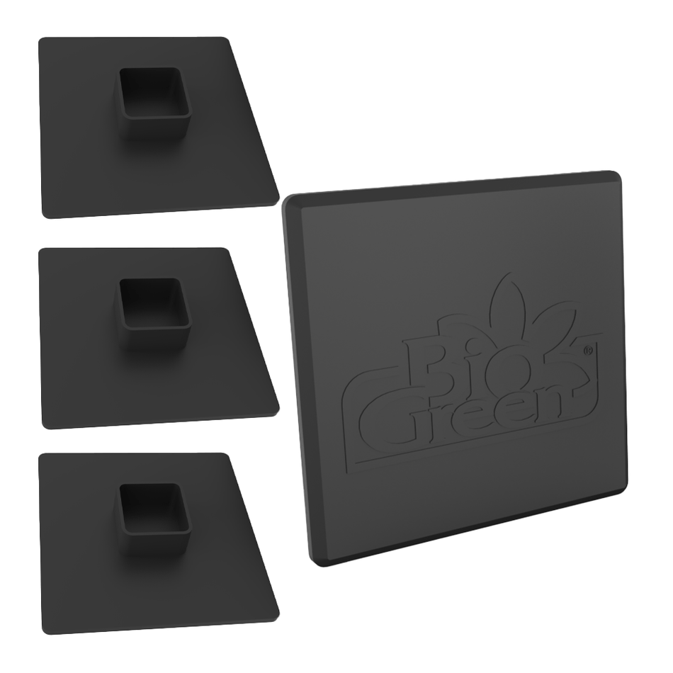 4er-Set Abdeckkappen für Hochbeet-Aluprofile ErnteMAxx - 3 Varianten