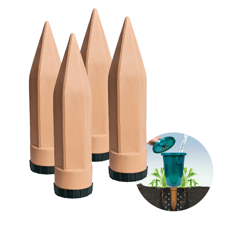 4x Ersatztonkegel für Hochbeet Bewässerungssystem "Hydro Cup" - BioGreen GmbH