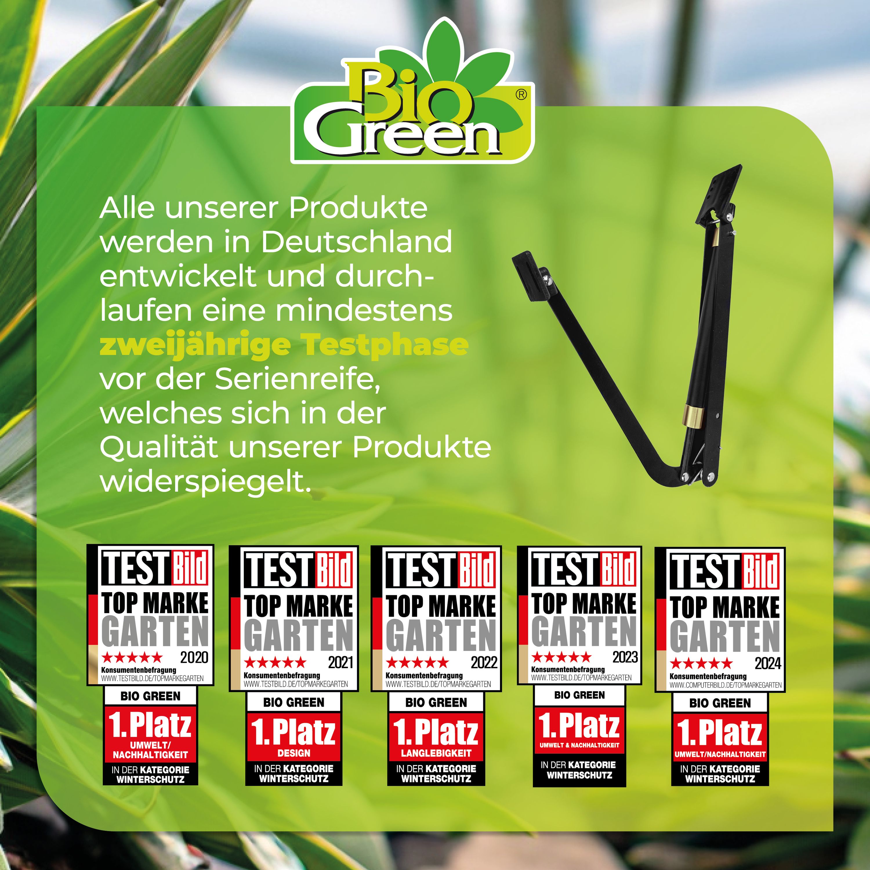 BioGreen Fensterheber für Gewächshäuser Firmenbewertungen