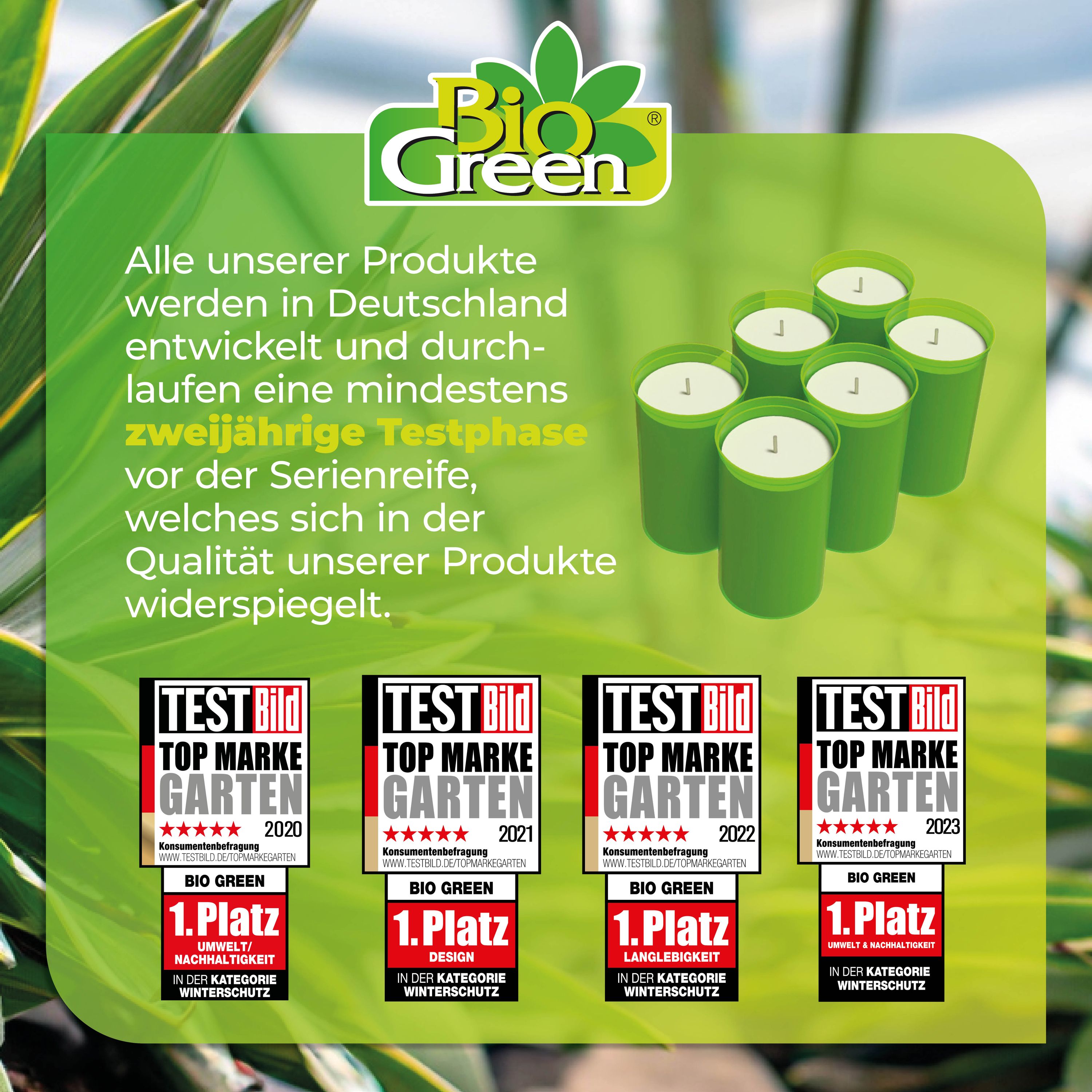 BioGreen 6er-Set Kerzen für Kerzenfrostwächter FireFly Firmenbewertungen
