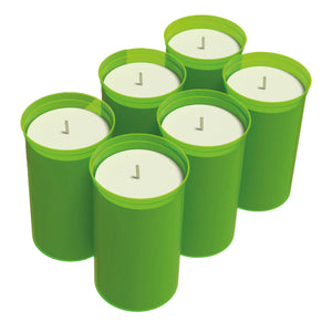 6er-Set ökologische Kerzen aus REWAX-Biomasse für Frostwächter