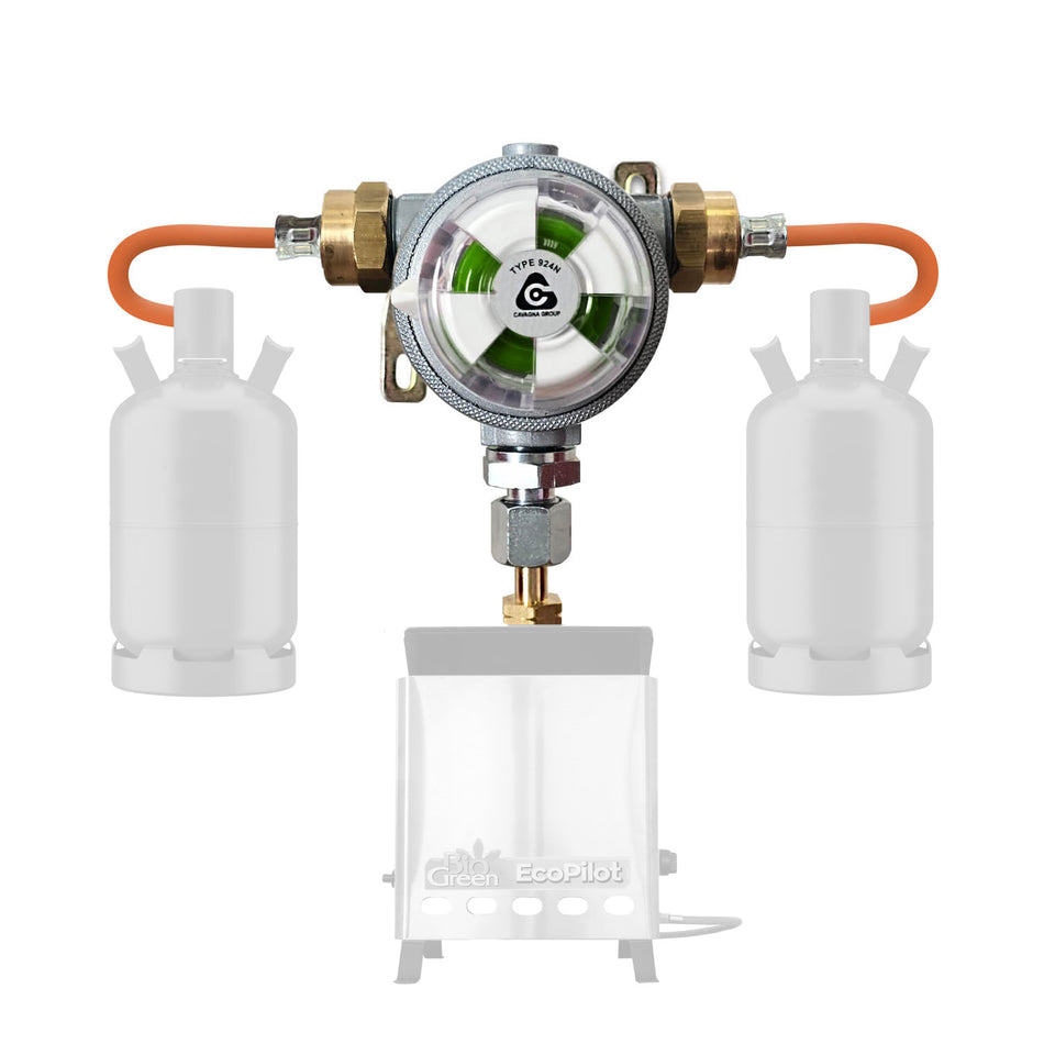 BioGreen Zwei-Flaschen-Anlage Multimatic für Gasflaschen