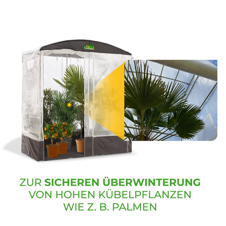 Bio Green Überwinterungszelt für Pflanzen Patioflora 200 zur sicheren Überwinterung von Pflanzen