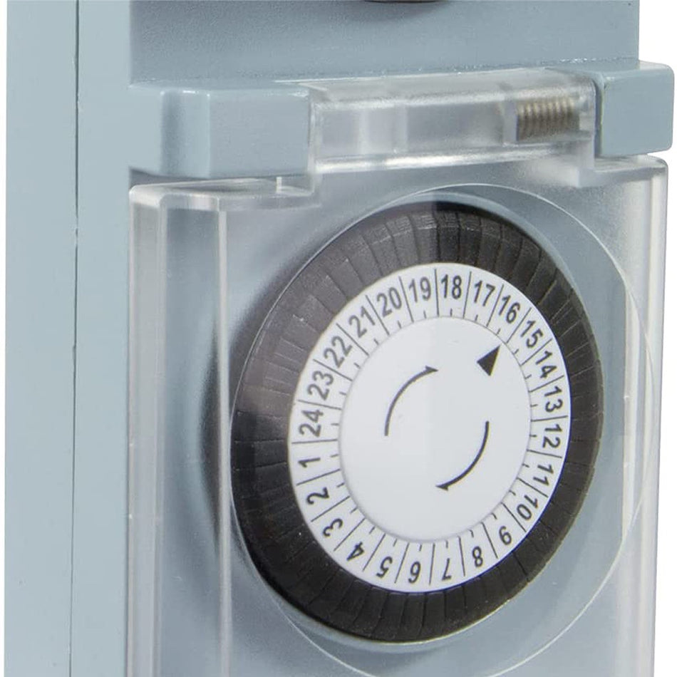 Bio Green Zeitschaltuhr für Innen und Außen - Einstellungs-Drehschalter