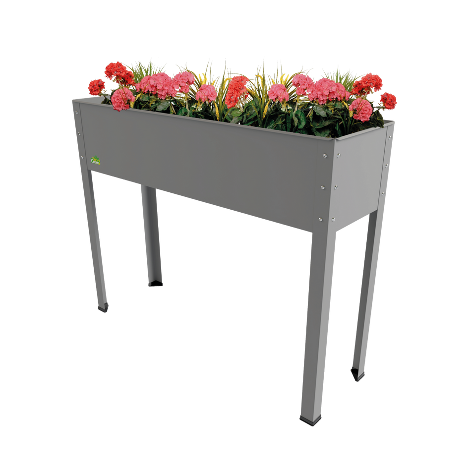 Hochbeet "Freising XL" aus verzinktem Metall B 100 x T 30 x H 80 cm