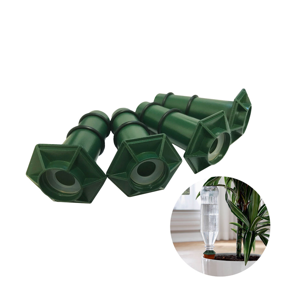 Pet Flaschen Adapter für das Tonkegel Bewässerungssystem "Hydro Wine" 4 Stück