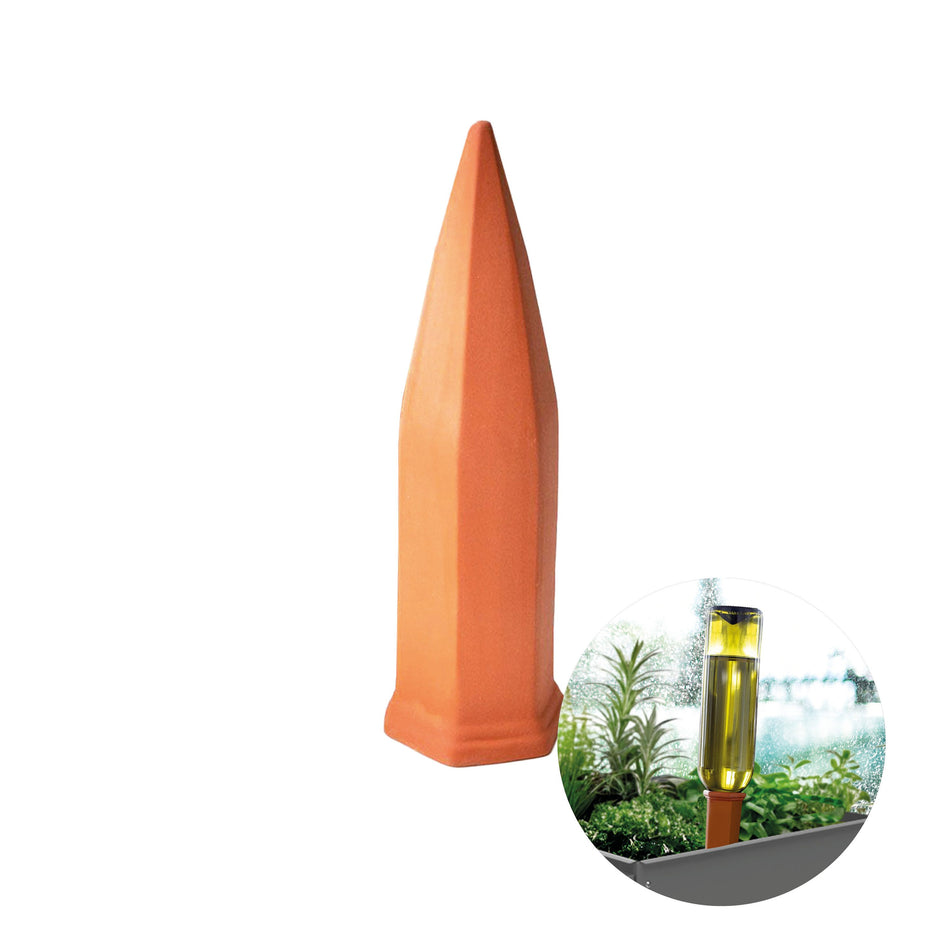 Topfpflanzenbewässerung „Hydro Wine“ Tonkegel für Wein- & PET-Flaschen