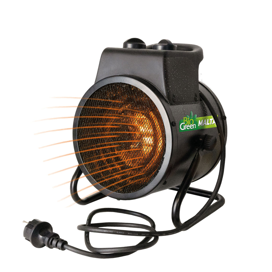 Gewächshausheizung MALTA – mit manuellem Thermostat 2000 W