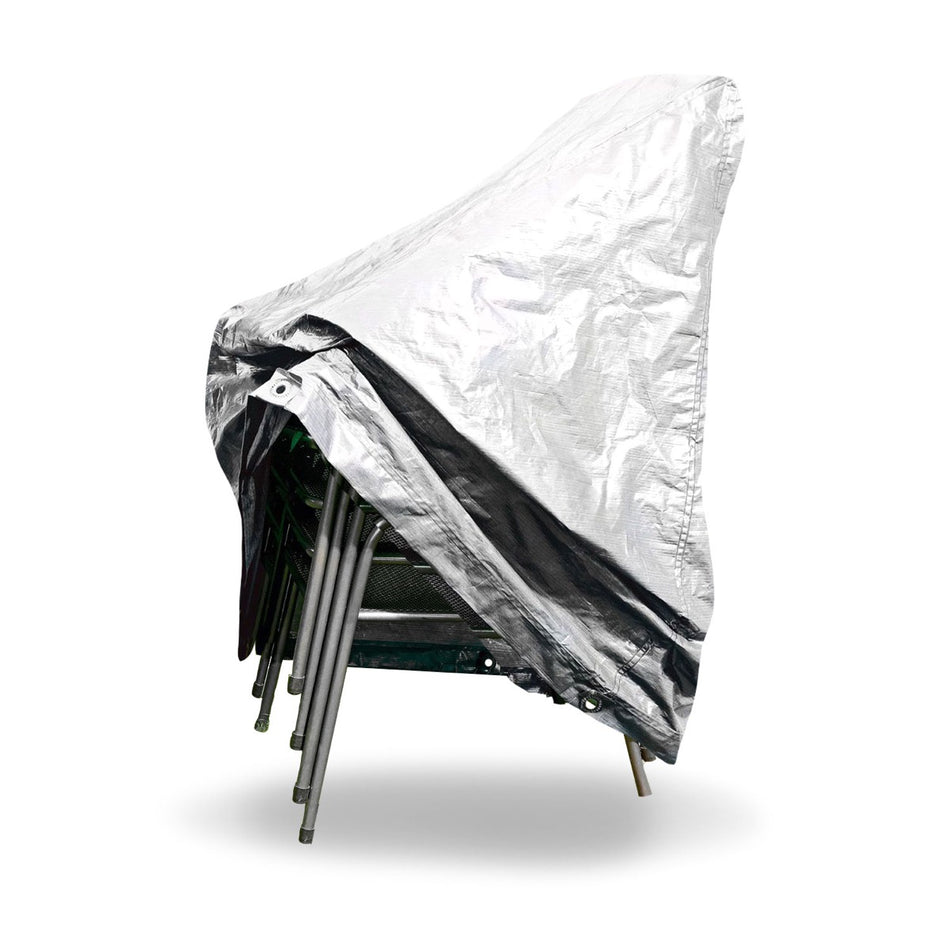 Rainexo Schutzhaube für 4 Gartenstühle - silbergrau