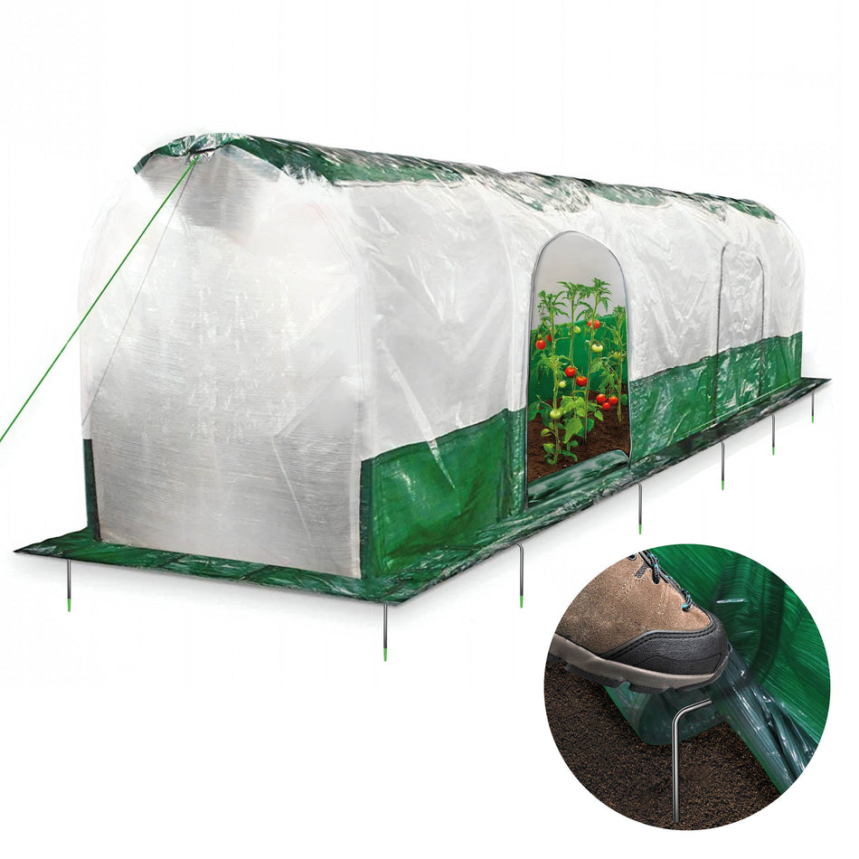 Folientunnel "SuperDome" L 300cm mit extra starke 90g/m² Gewächshausfolie