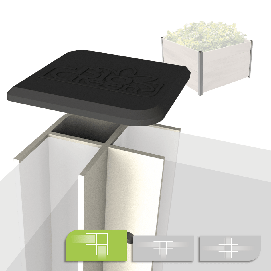 Aluminium Eckprofil für Hochbeet ErnteMAXX erhältlich in 4 Höhen