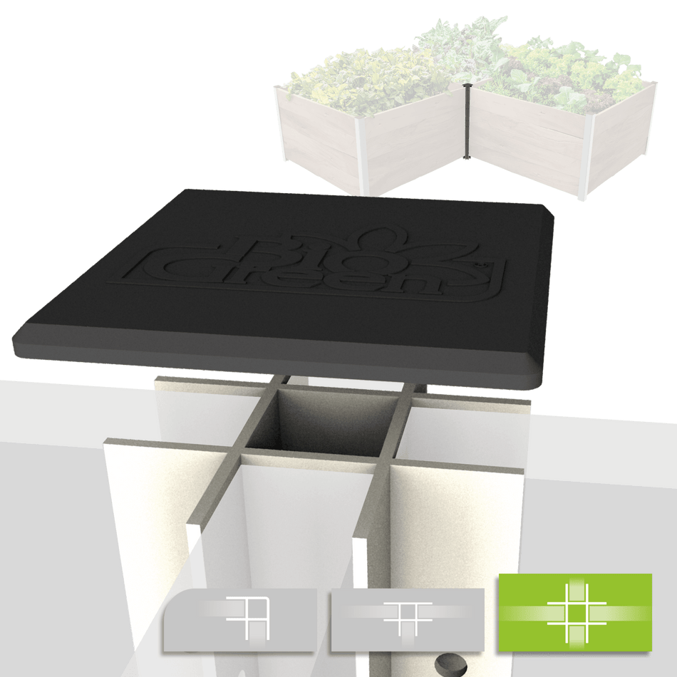 Aluminium Kreuzprofil für ErnteMAXX Hochbeet in 3 Höhen verfügbar