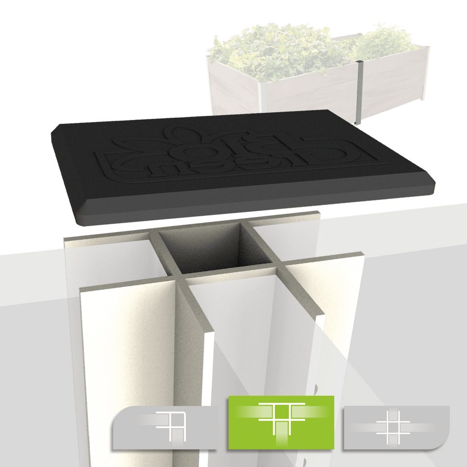 Aluminium T-Profil für ErnteMAXX Hochbeet erhältlich in 4 Höhen