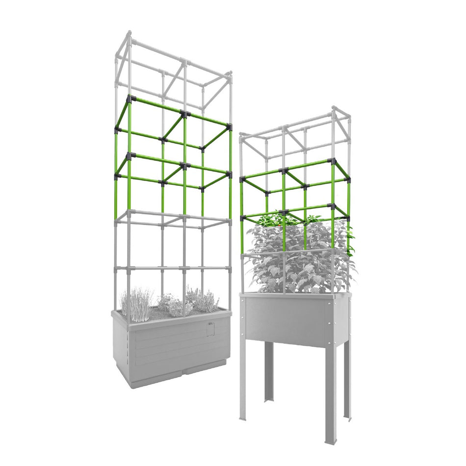 Rankgerüst-Verlängerung für City Jungle eingebaut