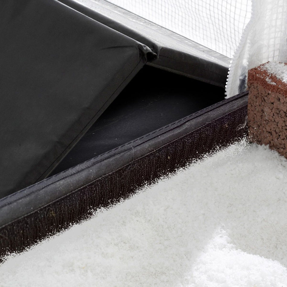 Bio Green Isolierboden für Überwinterungszelt Patioflora 80 - eingebaut