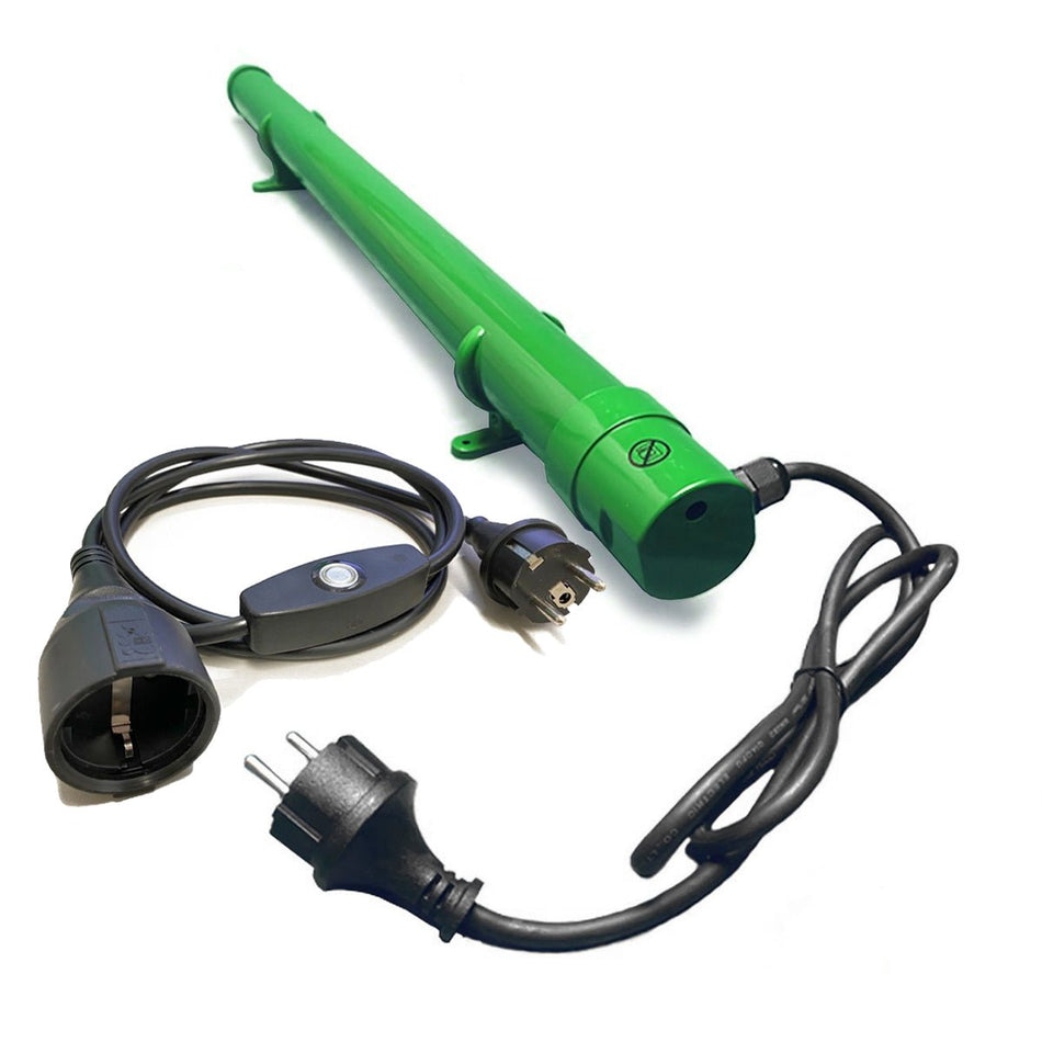 Elektro - Heizung „Frostwächter 135“ mit Thermostatkabel „ZeroStat“ im Set, 135 Watt - BioGreen GmbH