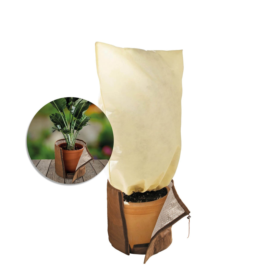 Thermo Topfschutz XL Ø 65 cm & Pflanzensack XL Höhe 100 cm - BioGreen GmbH