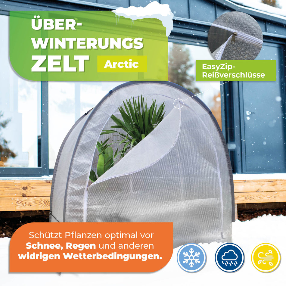 Überwinterungszelt Arctic ThermoPLUS für Pflanzen L 186 x B 84 x H 175 cm