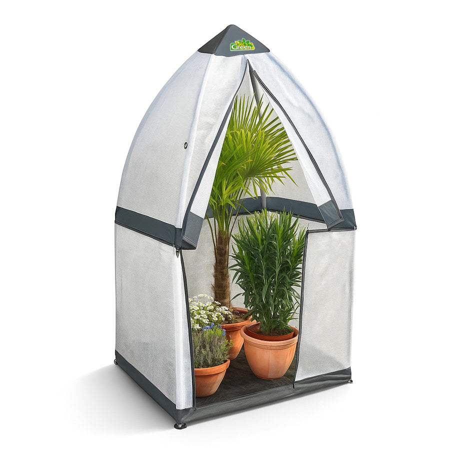 Überwinterungszelt "Tropical Island M" mit Verlängerung L 130 x B 130 x H 250 cm - BioGreen GmbH