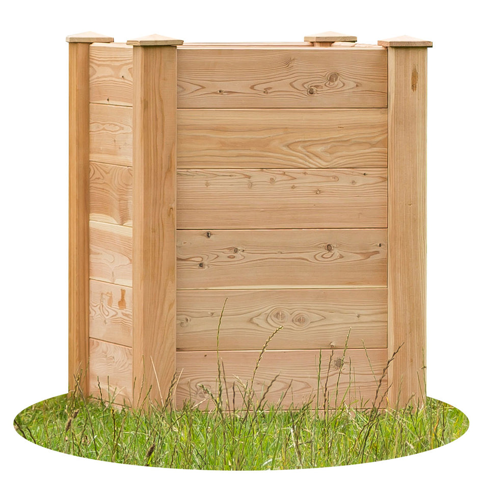 Hochbeet MULTIBOX aus Lärchenholz für Balkon L 78 x B 78 x H 89 cm