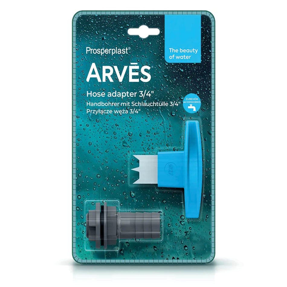 Schlauchanschluss 3/4" - Schlauchtülle mit Handbohrer