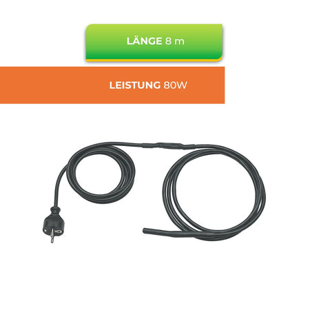 Bio Green Selbstlimitierendes Heizkabel für Pflanzen - 8 Meter, 80 Watt