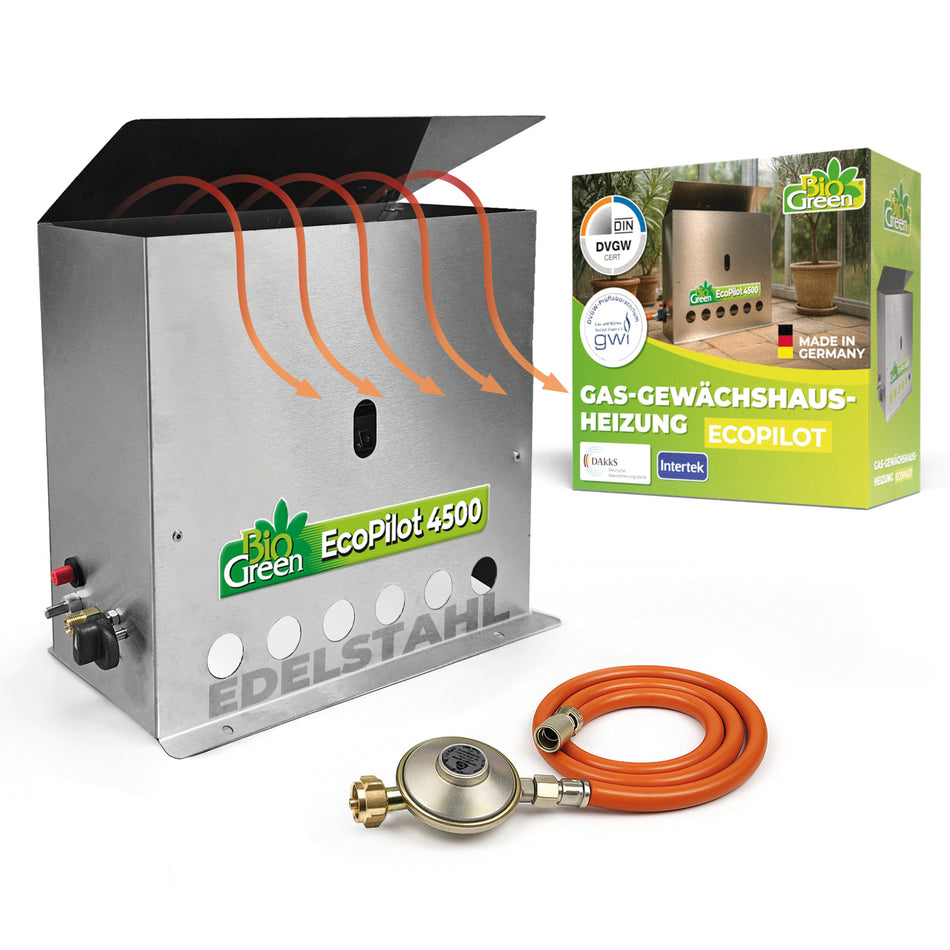 Chauffage de serre à gaz "EcoPilot" et contrôleur de gel de 4500 watts