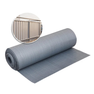 Brise-vue pour balcon RATTABOND gris clair - extra durable, opaque et résistant aux UV