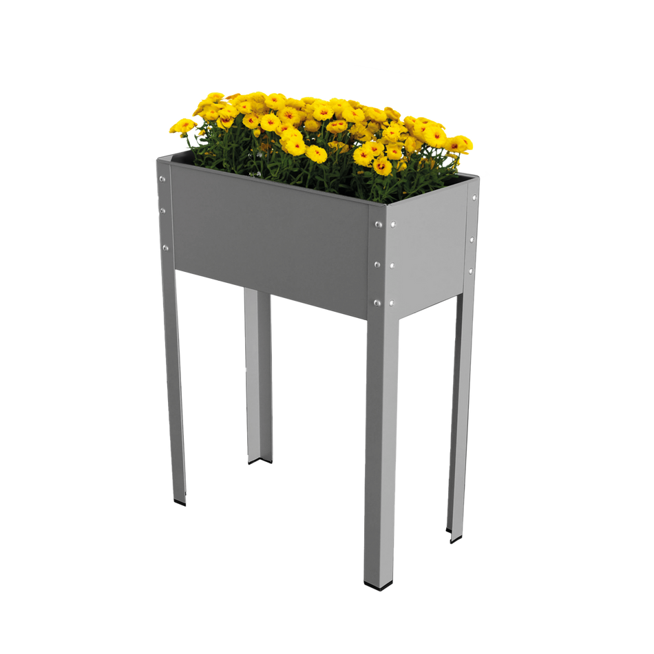 Hochbeet "Freising L" aus verzinktem Metall B 60 x T 30 x H 80 cm