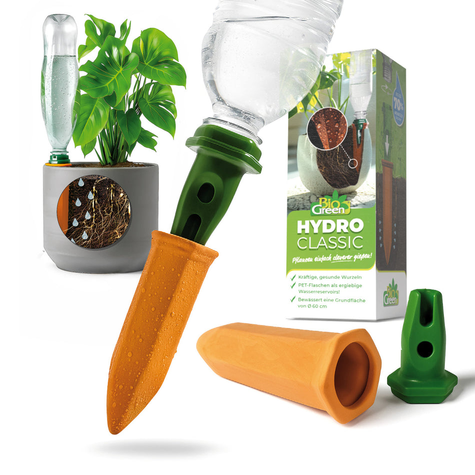 Cône d'irrigation en argile "Hydro Classic" pour bouteilles PET de 1 L