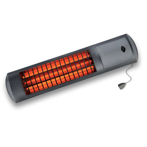 Infrarot-Quarzstrahler - Heizung mit 3 Stufen bis 1800 Watt und schwenkbarer Deltaform