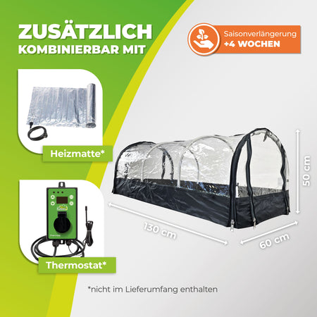 Bio Green XXL-Anzuchtstation Jumbo mit Schutzhaube