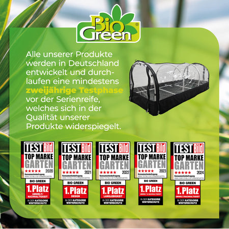 Bio Green XXL-Anzuchtstation Jumbo mit Haube zur Überwinterung