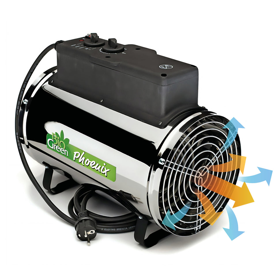 Bio Green Elektro-Gewächshaus-Heizung Phoenix