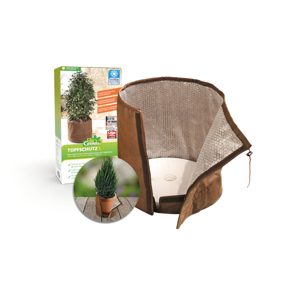 Thermo Topfschutz L für Pflanzenüberwinterung H 50 cm x Ø 45 cm