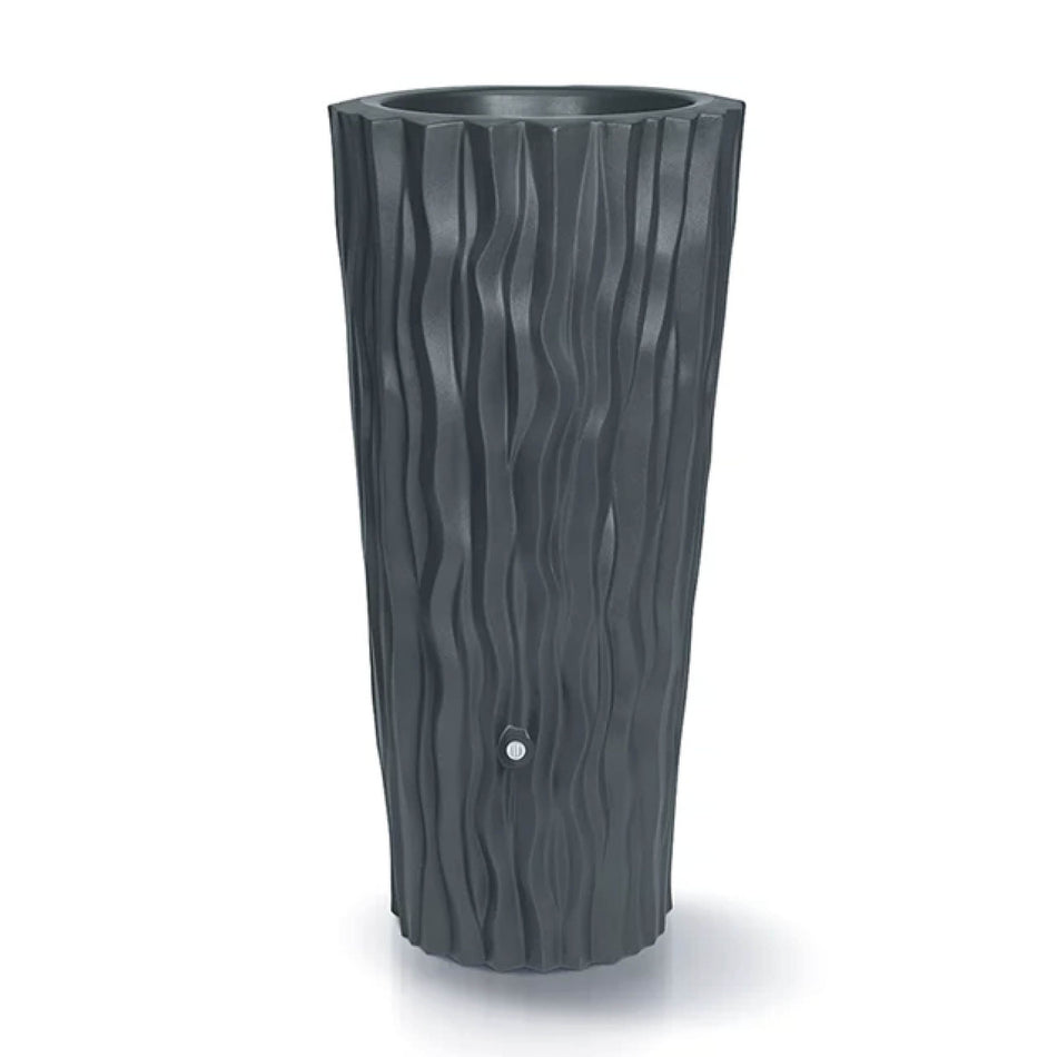 Regentonne ALANA, vers. Farben, vertikales Wellendesign