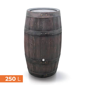Regentonne BARRIQUE 250 L, Eichenfass-Design