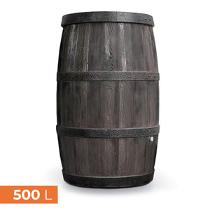 Regentonne BURGUND 500 L, Eichenfass-Design