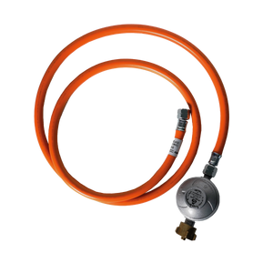 Propangasschlauch 80cm mit Druckminderer 50 mbar