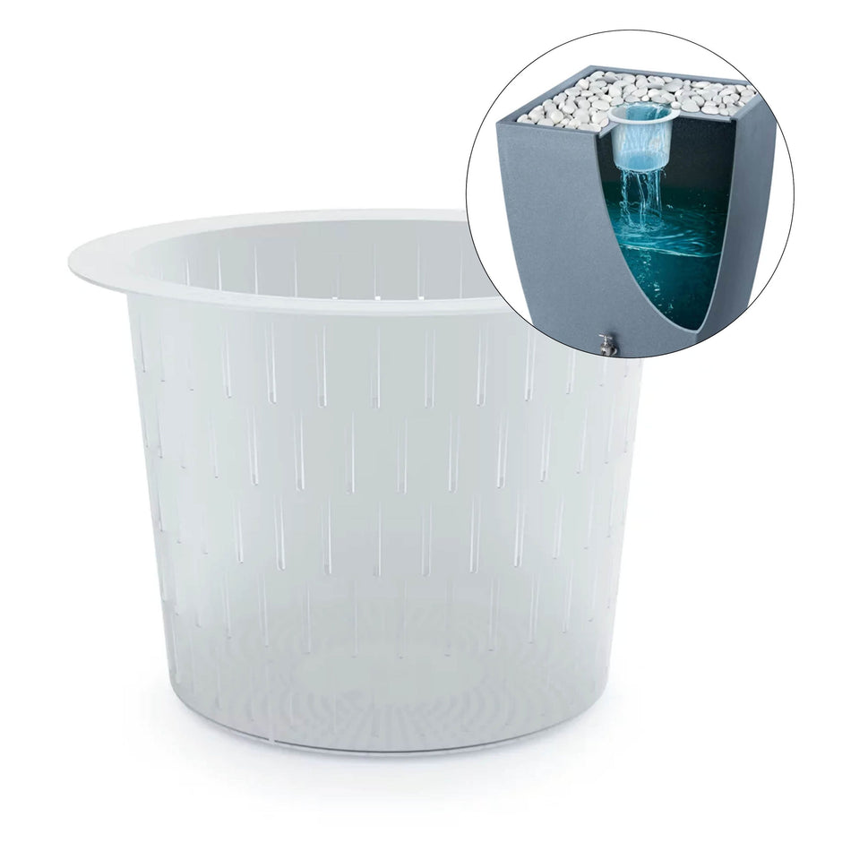 Filterkorb für Regentonnen mit Auffangrand