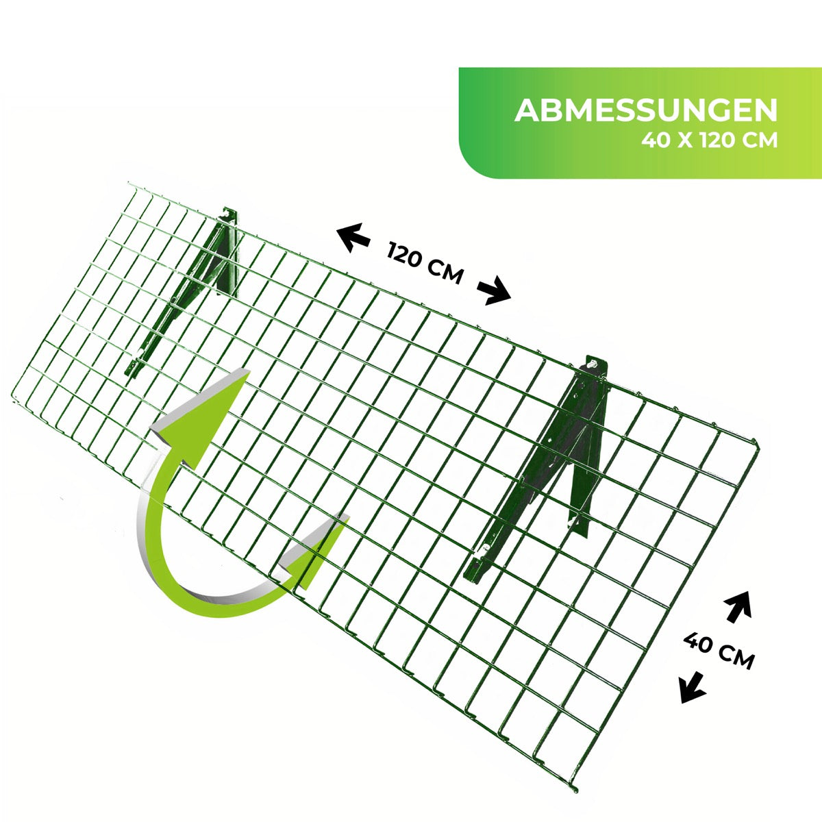 Klapptisch für Gewächshaus Bruno Maße