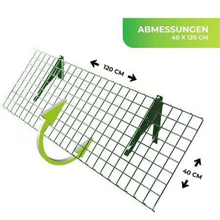 Klapptisch für Gewächshaus Bruno Maße