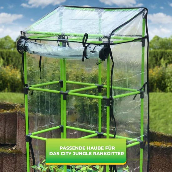 Hochbeet "City Jungle" mit Standfuss und Frühbeetaufsatz - BioGreen GmbH