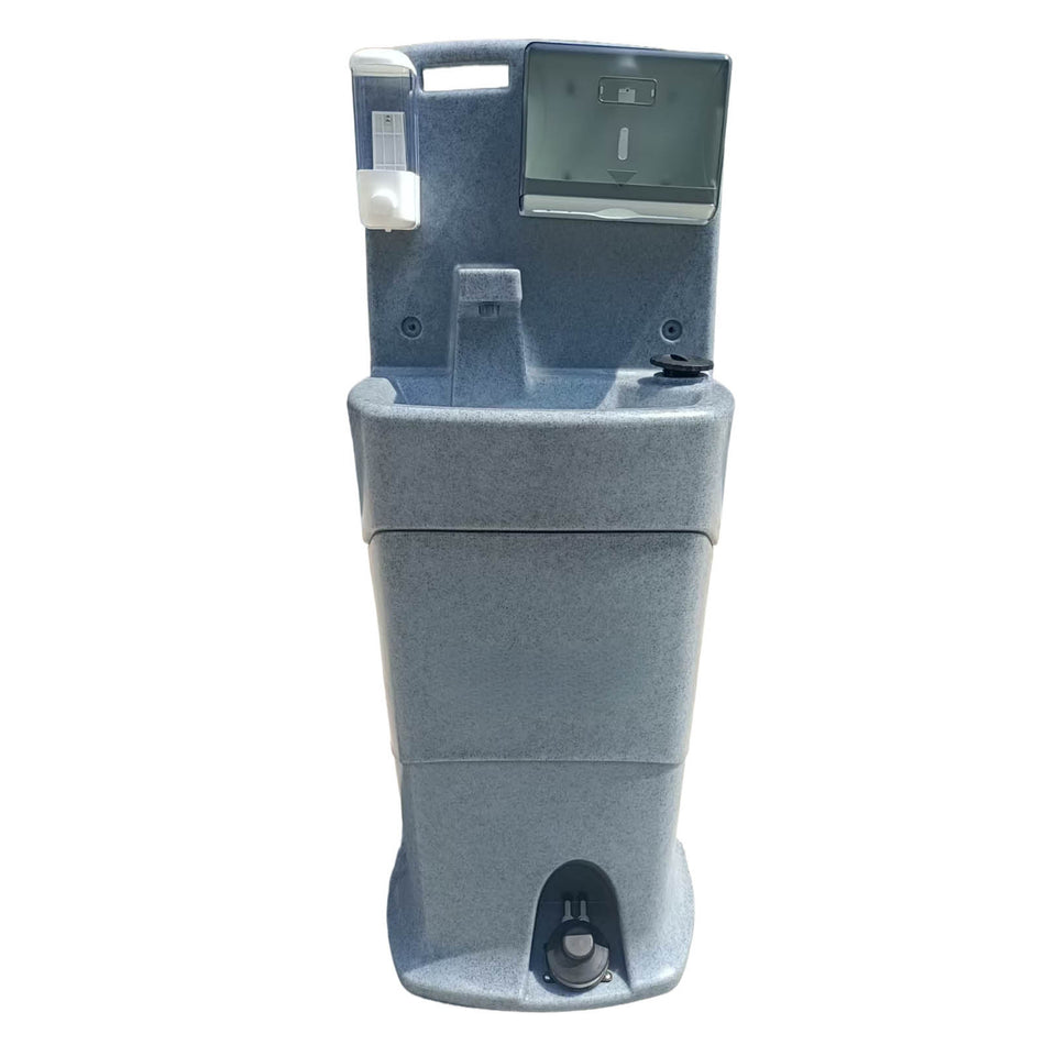 Station de lavage de mains mobile WASHPORT, évier avec réservoir d'eau propre et sale