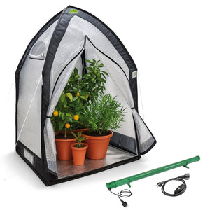 Pflanzen-Überwinterungs-Set „ICEDOME Deluxe“ - L 120 x B 120 x H 183 cm