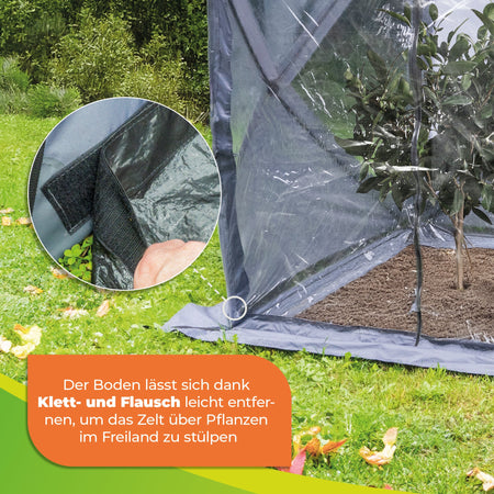 PREMIUM Überwinterungszelt ALASKA L 150 x 150 x 180 cm - BioGreen GmbH