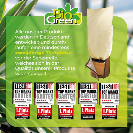Thermo Topfschutz XXL Ø 85 cm & Pflanzensack XXL Höhe 180 cm - BioGreen GmbH