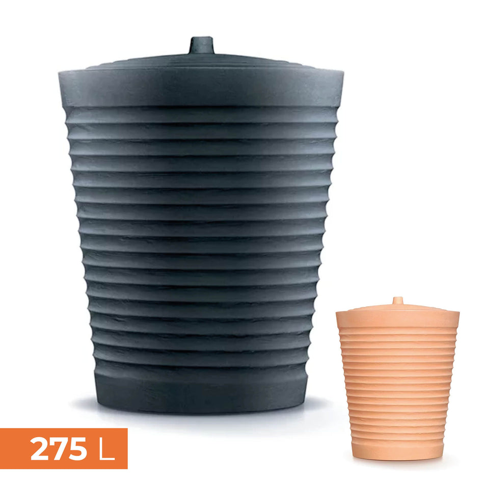 Regentonne TRENTINO 275 L, vers. Farben, Tontopf-Design