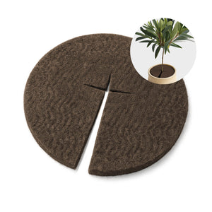 Frostschutz aus Schafswolle, dunkel, 60 cm